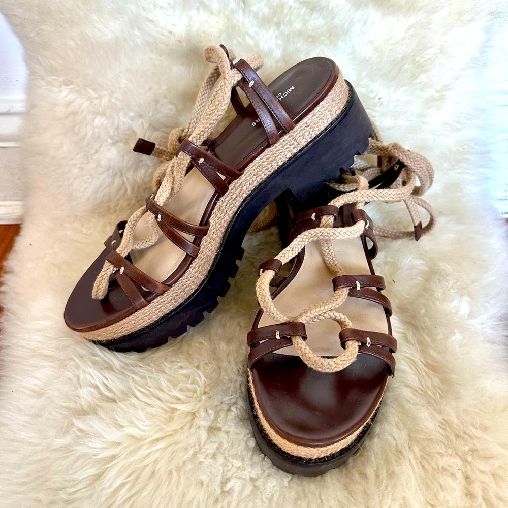 NWOB Michael Korean Collection Gladiator Sandals: Sz. 8